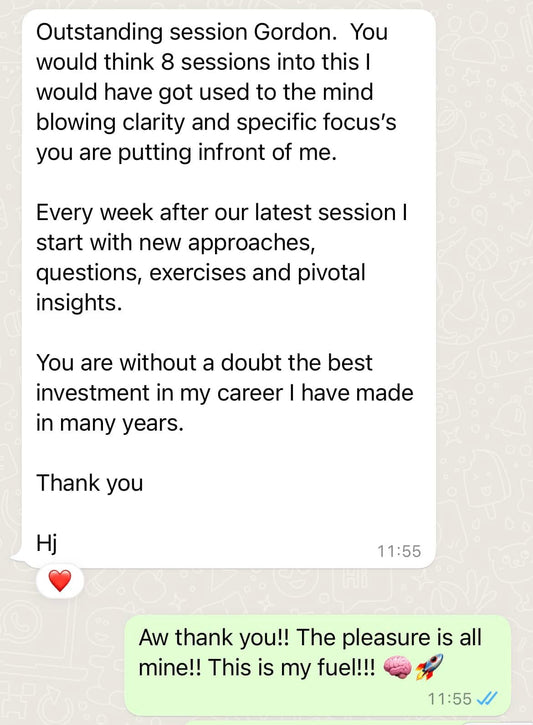 Decision Day (Six Weeks 1 to 1 WhatsApp Coaching)